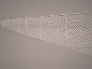 chain link fence 3D Model