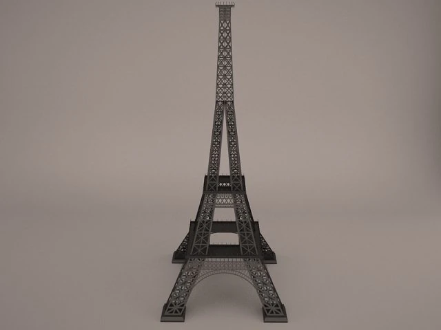 Torre Eiffel Modelo 3D .c4d .max .obj .3ds .fbx .stl .blend 
