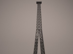 Eiffel tower Modello 3D