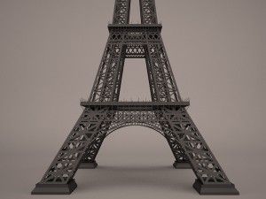 Eiffel tower Modello 3D