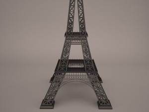 Eiffel tower Modello 3D