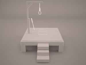 Gallows Modello 3D
