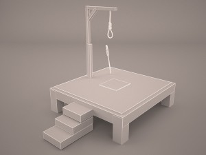 Gallows Modello 3D
