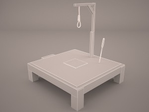 Gallows Modello 3D