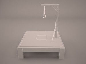 Gallows Modello 3D