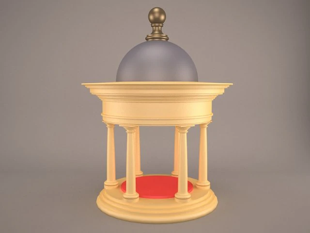 Gazebo 3D Model .c4d .max .obj .3ds .fbx .stl .blend 
