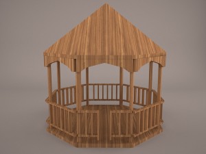 Gazebo Model 3D
