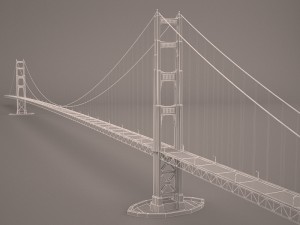 Golden gate bridge Modelo 3D