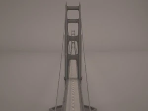 Golden gate bridge 3D Model