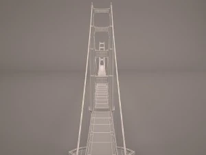 Golden gate bridge 3D Model