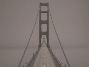 Golden gate bridge 3D Model