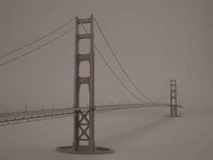 Golden gate bridge Modelo 3D