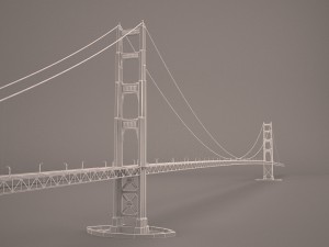 Golden gate bridge Modelo 3D