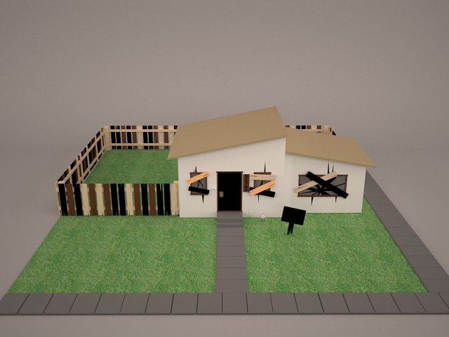 warehouse 3D 模型 .c4d .max .obj .3ds .fbx .stl .blend 