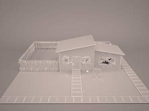 warehouse 3D 模型