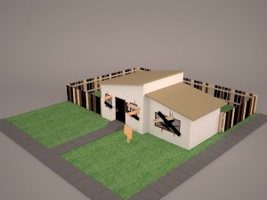 warehouse 3D 模型