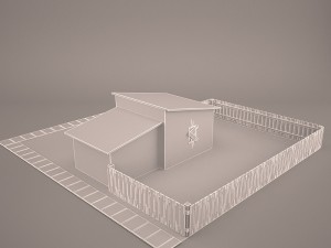 warehouse 3D 模型