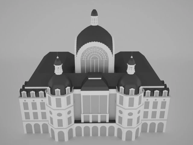 Victorian house 1 3D Model .c4d .max .obj .3ds .fbx .stl .blend