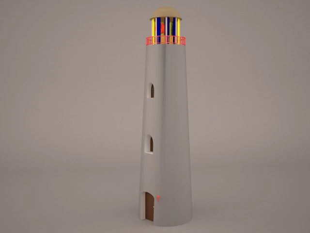 Farol 1 Modelo 3D .c4d .max .obj .3ds .fbx .stl .blend 