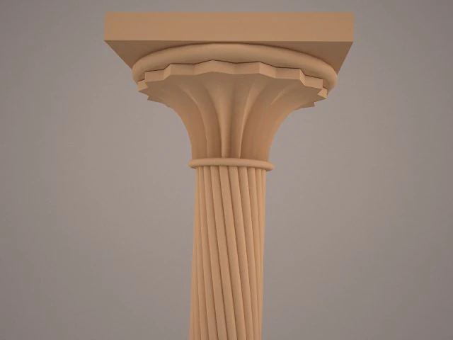 Spalte 3D Modell .c4d .max .obj .3ds .fbx .stl .blend