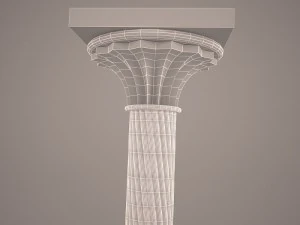 Spalte 3D Modell
