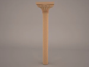 Spalte 3D Modell
