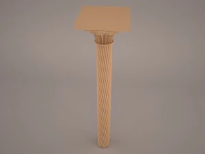 Spalte 3D Modell