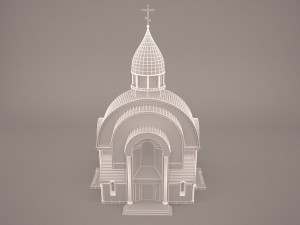Russian church 3D Model