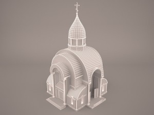 Russian church 3D Model