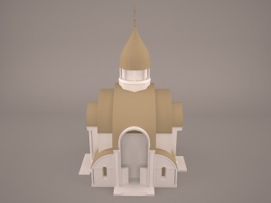 Russian church 3D Model