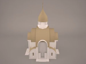 Russian church 3D Model