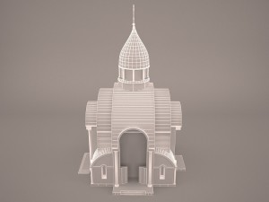 Russian church 3D Model
