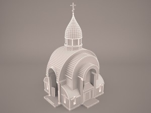 Russian church 3D Model