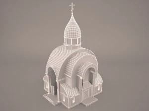 Russian church 3D Model