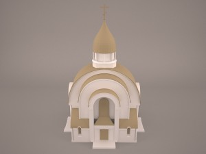 Russian church 3D Model