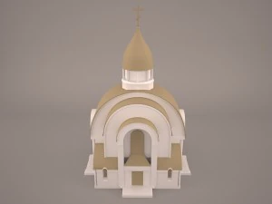Russian church 3D Model
