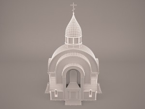 Russian church 3D Model