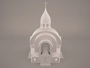 Russian church 3D Model