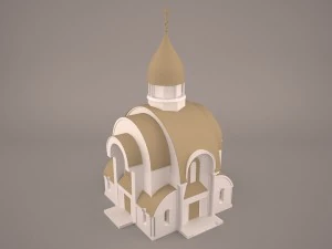 Russian church 3D Model