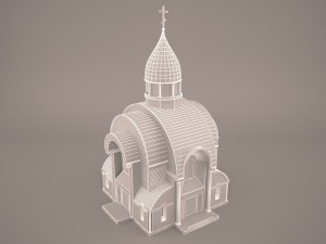 Russian church 3D Model