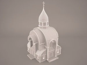Russian church 3D Model
