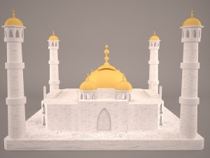 Taj mahal 3D Model