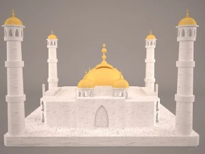 Taj mahal 3D Model
