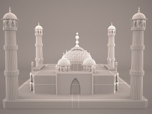 Taj mahal 3D Model