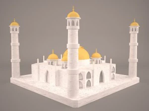 Taj mahal 3D Model