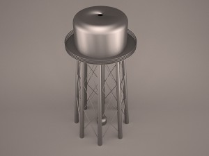Water tower 1 3D Model