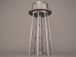 Water tower 1 3D Model