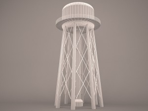 Water tower 1 3D Model