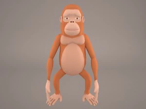Kera kartun Model 3D