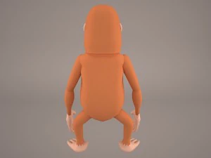 Cartoon ape 3D Model